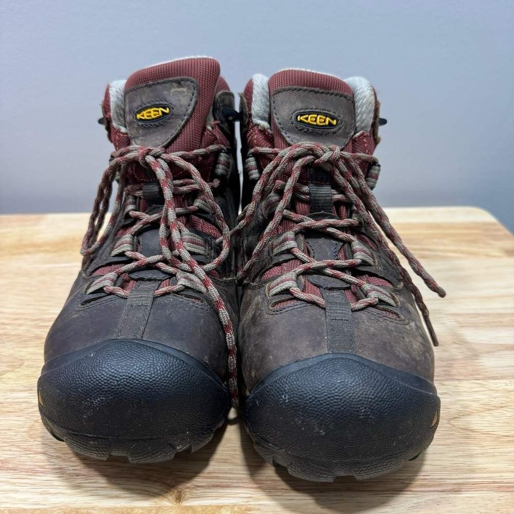 KEEN Work Boots Lansing Steel Toe‎ Waterproof Brown Mid WoMen 8.5